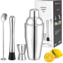 Amazon hot selling 4pcs bar tools set Cocktail Shaker Set ,Perfect Bartender Kit for Bar,home,party